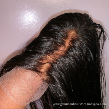 Wholesale Body Wave Brazilian Virgin Human Hair Hd Full Lace Front Wig Cheap Transparent Glueless Lace Closure Wig Human Hair